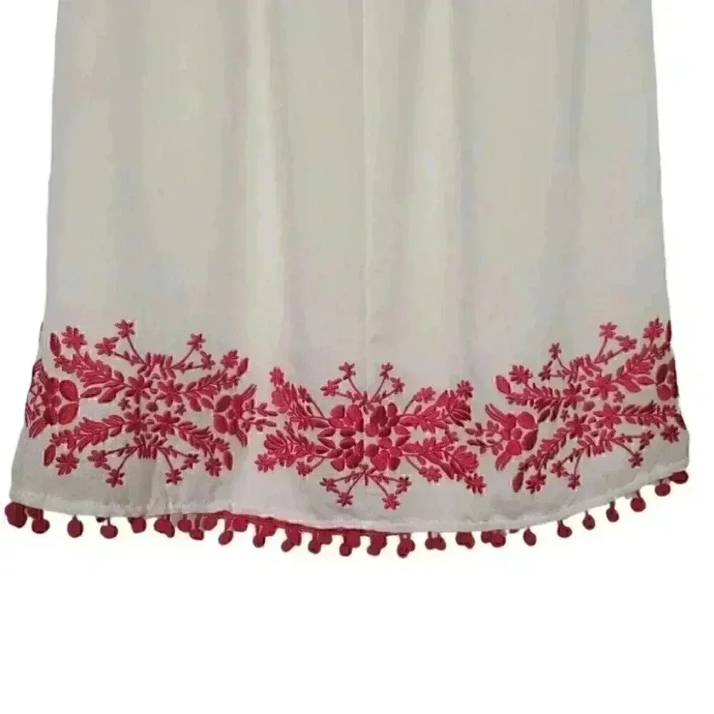 Forever 21 Women Off Shoulder Short Sleeve Bohemian Dress - Picture 7 of 13